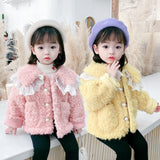 Autumn Winter Kid Baby Girls Coats Cute Sweater Coats