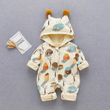 Spring Autumn Infant Baby Girl Boy Cute Cartoon Rompers