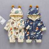 Spring Autumn Infant Baby Girl Boy Cute Cartoon Rompers