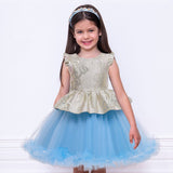 Kid Gril Lace Princess Party Palace Elegant Dress
