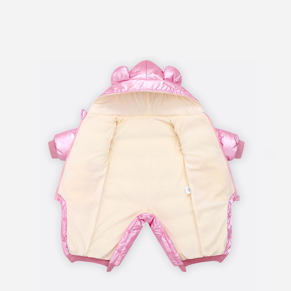 Baby Winter Overalls Jumpsuit Thick Bodysuit Rompers