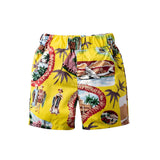 Kid Boy Baby Beach Breeze Print Shirt Shorts 2 Pcs Sets