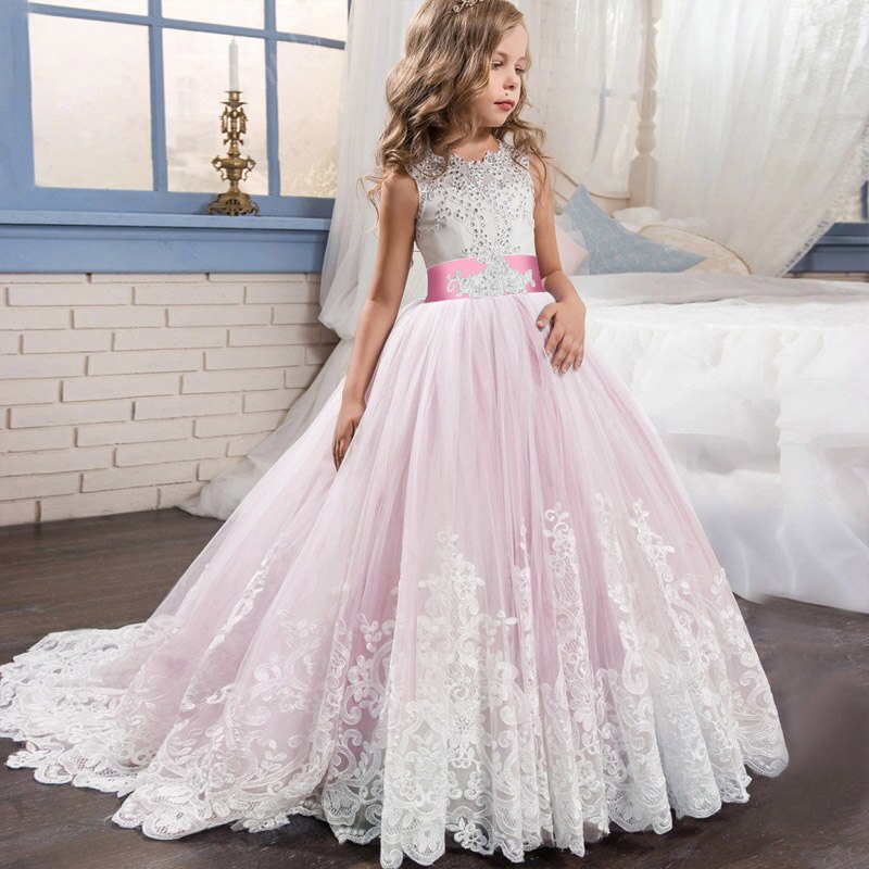 Fashion Summer Style Baby Girl Wedding Dress Toddler Kids Girl Dresses –  ToysZoom