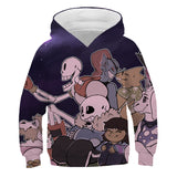 Kids Boy Anime Elf Print Sweatshirt Hoodie