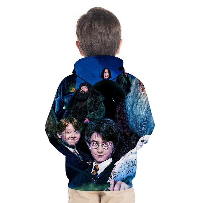 Kid Boy Harry Potter 3D Printed Hoodie