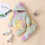 Children's Sweater Tie Dyed Hooded Sweater for Men and Women