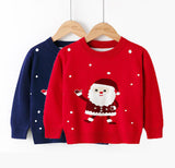 Kid Baby Boy Girl Christmas Claus Bottomed Sweater
