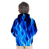 Kid Boy 3D Flame Hoodie