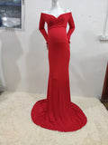 Maternity Photography Props Long Maxi Sexy Gown Dresses