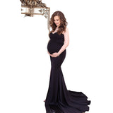 Maternity Maxi PhotoShoot Cotton Pregnant Photography Dresses