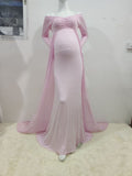 Maternity Photography Long Cloak Fitted Pregnancy Dresses