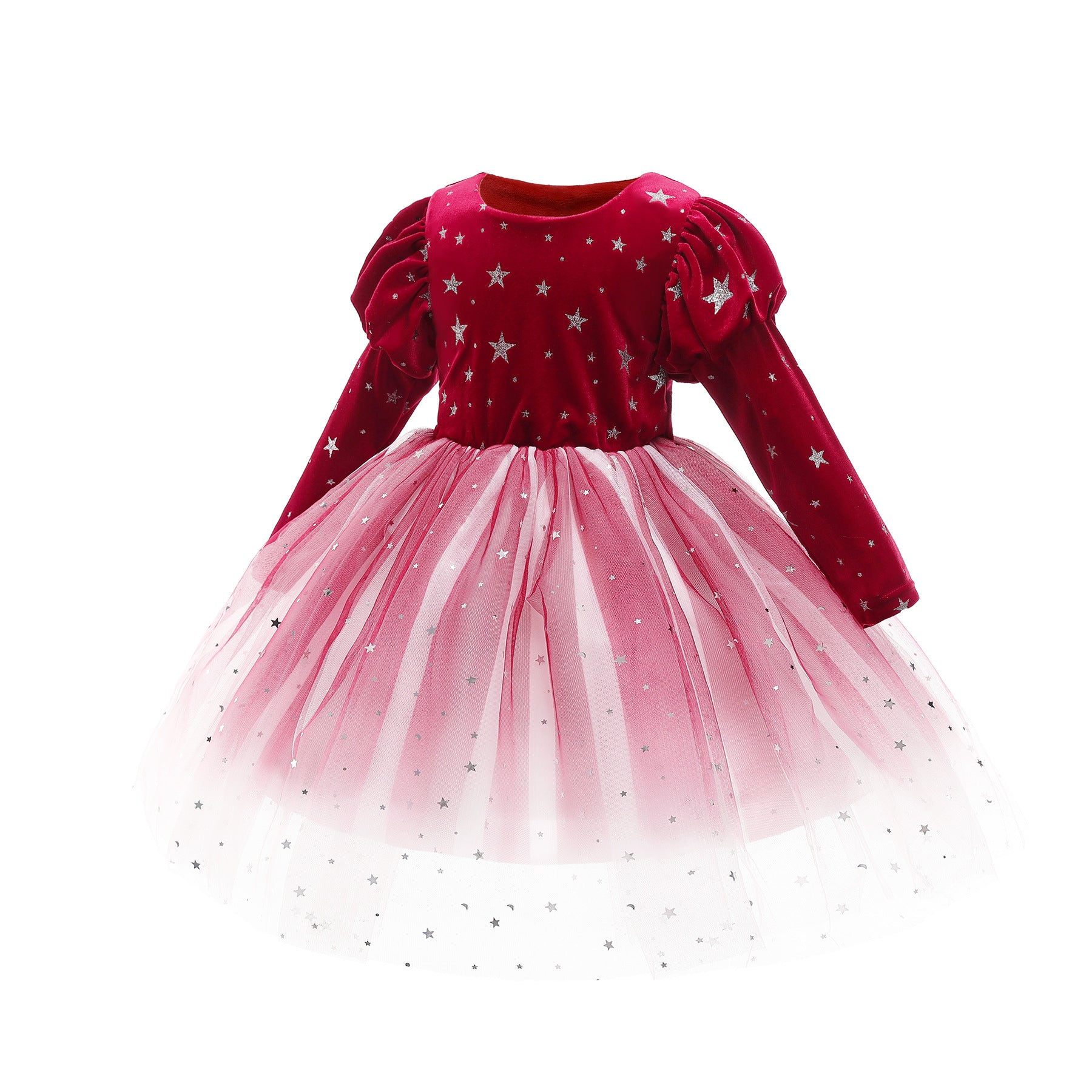 Kid Baby Girls Boutique Embroidered Flower Princess Dress