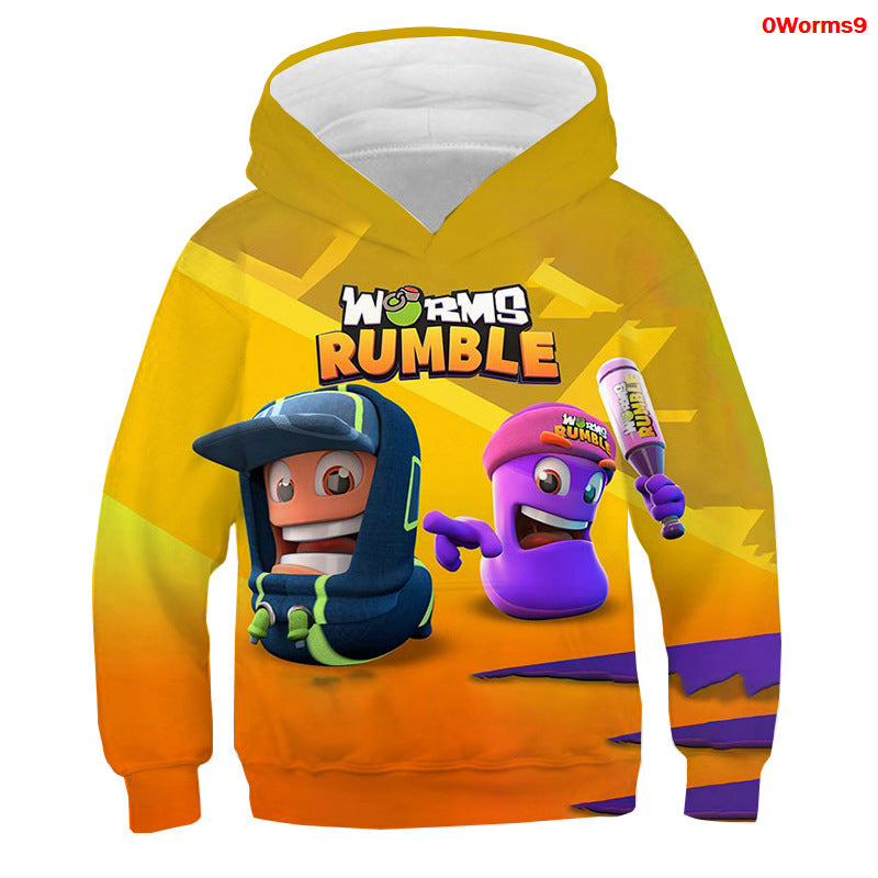 Kid Boy Girl Womms Rumble Full Color 3D Digital Printed Hoodie