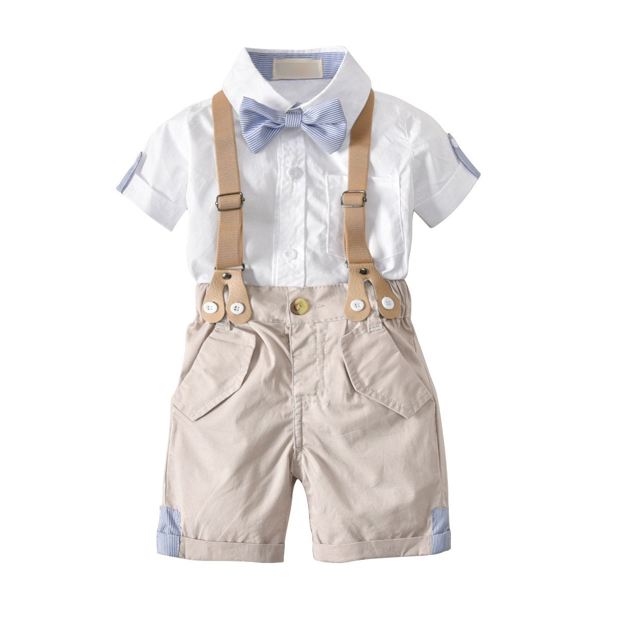 Toddler Kids Baby Boys Gentleman Suits Wedding Christening Pants T-shirt Outfits - honeylives