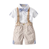 Toddler Kids Baby Boys Gentleman Suits Wedding Christening Pants T-shirt Outfits - honeylives