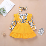 Baby Girl Sweet Suits Cute Dresses 2 Pcs Set