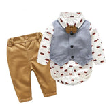 Baby Boy Set Gentleman Fashion Party 3 Pcs Suits
