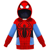 Kid  Boy Spider Cartoon Hero League Hoodie Jacket