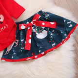 Baby Girl  Christmas Long-sleeved Santa Claus Dresses