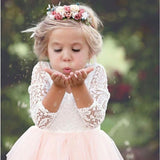 Kid Baby Girl Lace Flower Wedding Princess Party Dresses