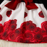 Baby Girl Elegant Rose Autumn Winter Valentine Dress