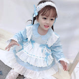 Kid Baby Girl Spanish Princess  Lolita Party Dresses
