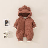 Baby Winter Toddler Jumpsuit Hooded Romper