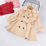 Kid Baby Girl Fashion Windbreaker Jacket Coats