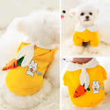 Pet Cartoon Dog Clothes Cute Bow Tie Satchel Clothing for Small