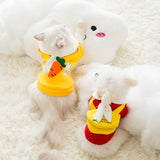 Pet Cartoon Dog Clothes Cute Bow Tie Satchel Clothing for Small