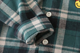Kid Casual Baby Boy Long Sleeve Plaid Turn-down Button Shirt