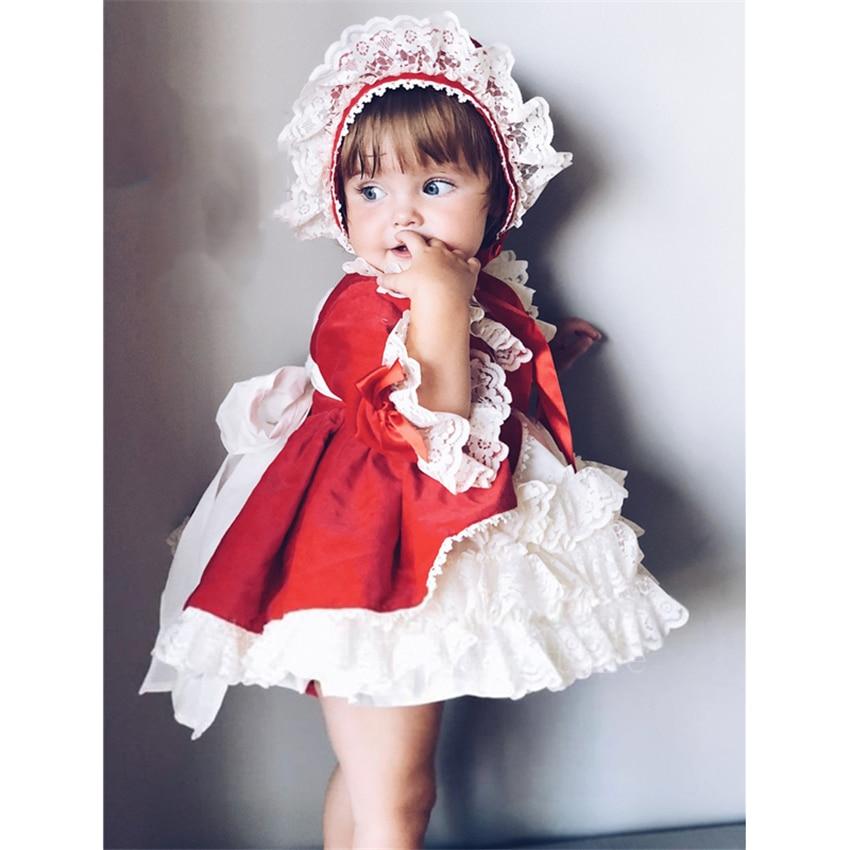 Kid Baby Girl Princess Tutu Dress Lolita  Birthday Costume Dress