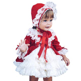 Kid Baby Girl Princess Tutu Dress Lolita  Birthday Costume Dress