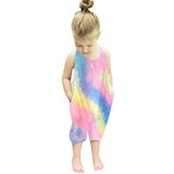 Kids Baby Girls Colorful Gradient Fashion Pants