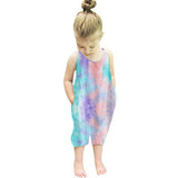Kids Baby Girls Colorful Gradient Fashion Pants