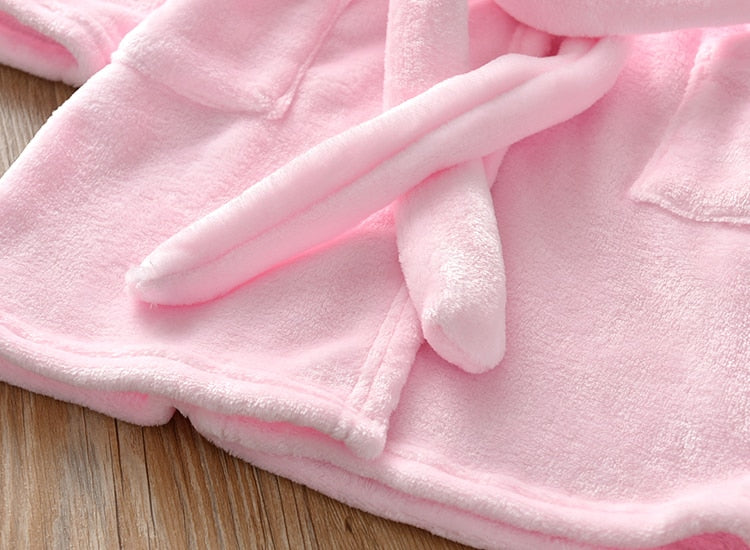 Kid Baby Bathrobes Autumn Winter Sleepwear Pajamas