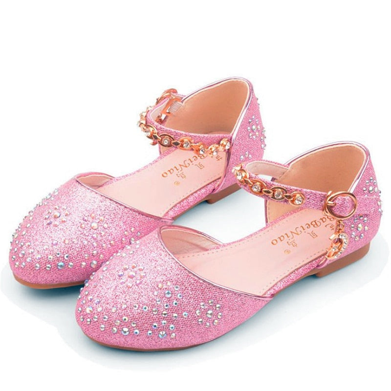 Girl Rhinestones Small Shoes Summer  Princess Shoes