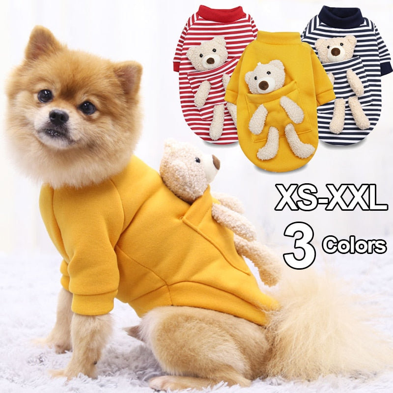 Pet Cute Warm Dogs Clothes Jersey Sweater Outfit Puppy