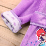 Winter Kid Baby Boy Girl Cartoon Robe Bathrobe Sleepwear Pajamas