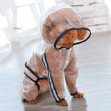 Pet Dog Clothes Transparent Raincoat Light Waterproof Coat