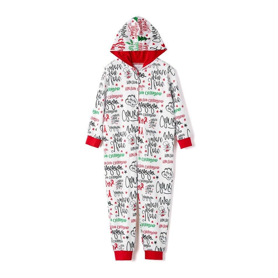 Family Matching Christmas Pajamas Mother Daughter Sleepwear