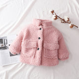 Fashion Baby Kid Girl Winter Jacket Thick Coats