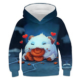 Kid Boy Girl 3D-printed Sweatshirts Casual Kids Love Hoodies 