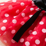 Kid Baby Girls Polka Dots Princess Party Cosplay Pageant Birthday Dress