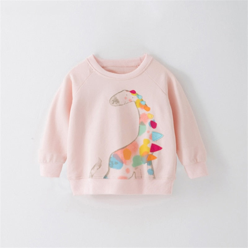 Kid Baby Girls Sweatshirts Spring Autumn Lovely Cute Shirts