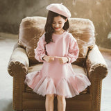 Kid Baby Girl Tutu Lace Elegant Fashion Dresses