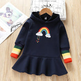 Kid Baby Girl Warm Shirt Outfit Autumn Winter Dresses
