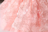 Kids Girl Elegant Princess Mesh Sequined Sleeveless Dress