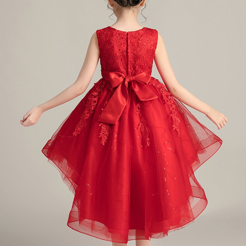 Kid Girl Elegant Princess Evening Party Dress