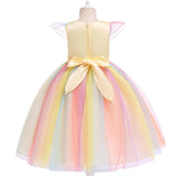 KIds Baby Girl Unicorn Birthday Party Princess Costume Dress